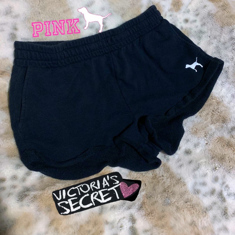 PINK by Victoria’s Secret Black Sweatshorts